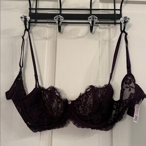 Victoria's Secret Lace Bra in Deep Purple